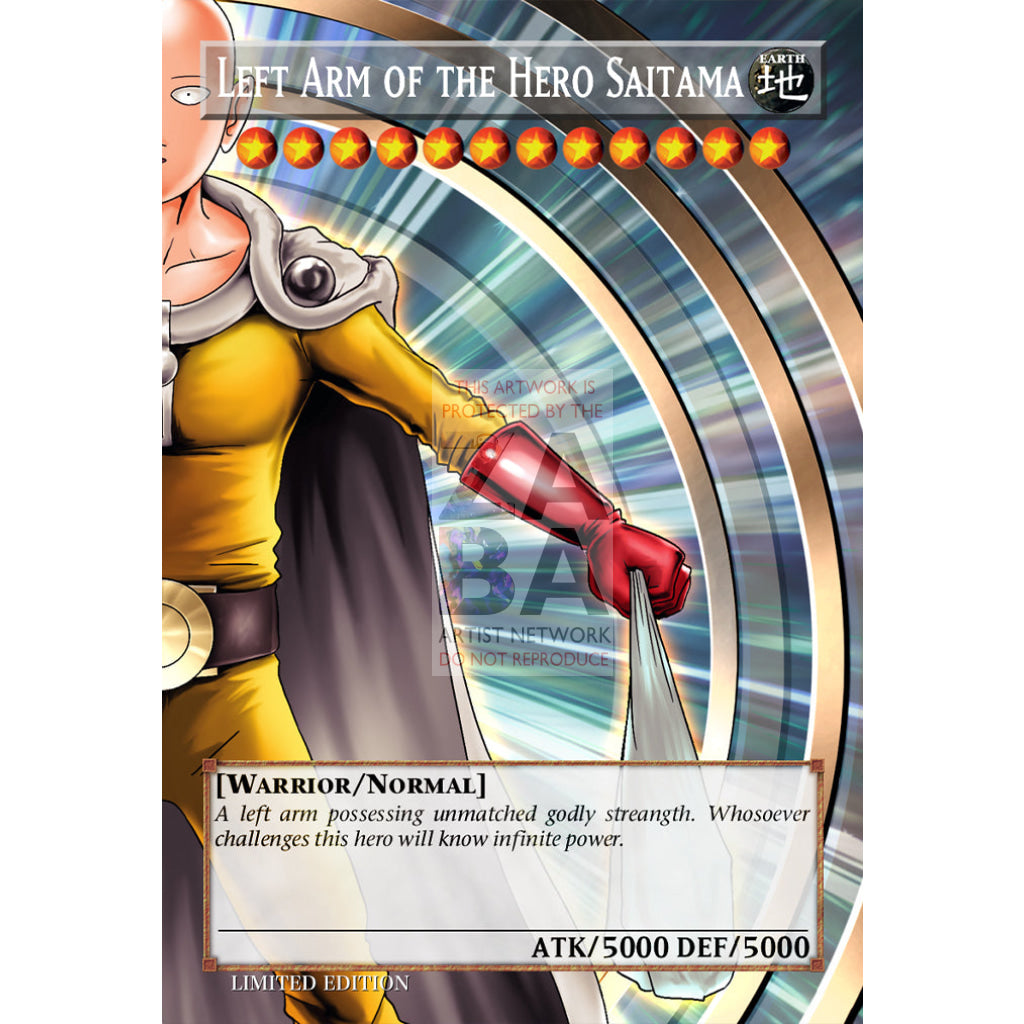 Legendary Hero Saitama (Exodia Parody) Full Art ORICA - Custom Yu-Gi-Oh! Card - ZabaTV