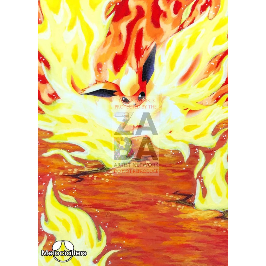 Light Flareon 46/105 Neo Destiny Extended Art Custom Pokemon Card - ZabaTV
