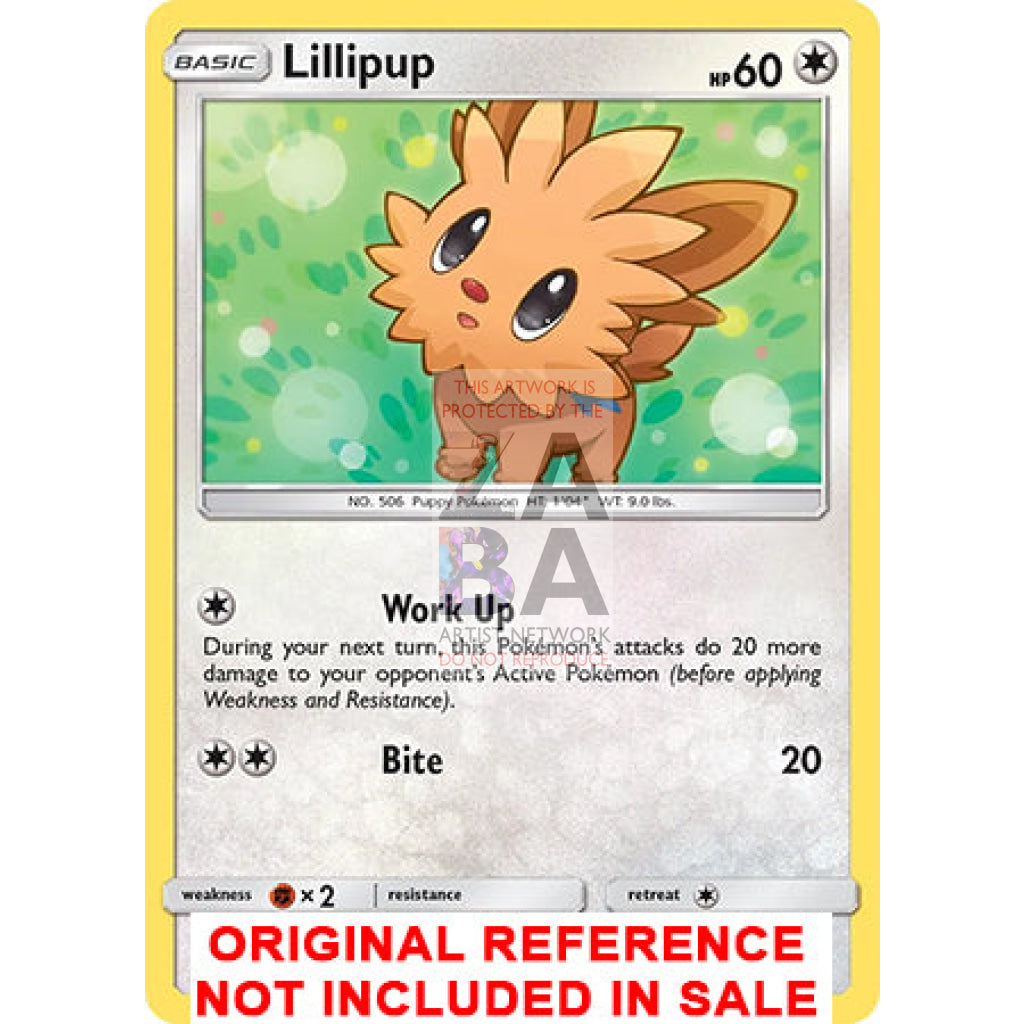 Lillipup 103/149 Sun & Moon Extended Art Custom Pokemon Card - ZabaTV