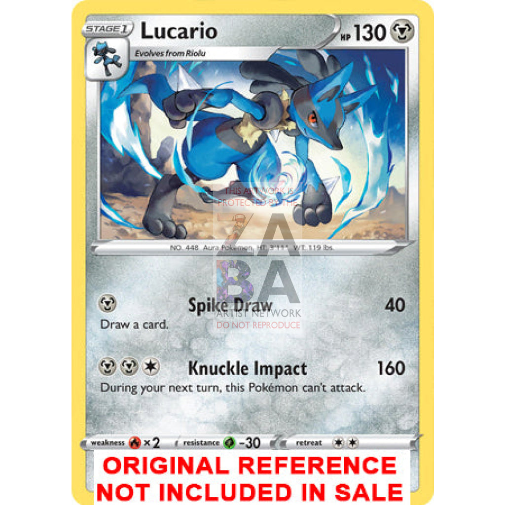 Lucario 120/185 Vivid Voltage Extended Art Custom Pokemon Card
