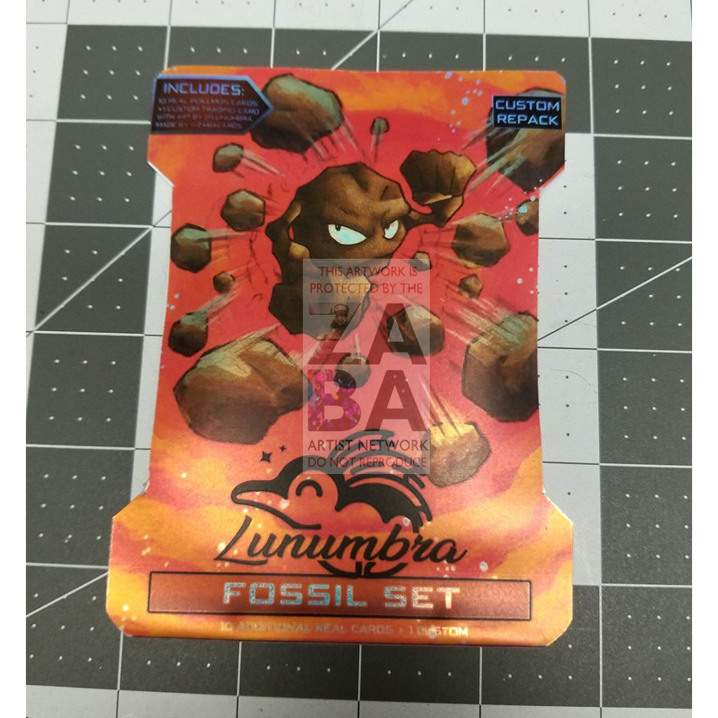 Lunumbra Fossil Set Pack- Pokemon Cards + Extended Art Reprint Pack - ZabaTV
