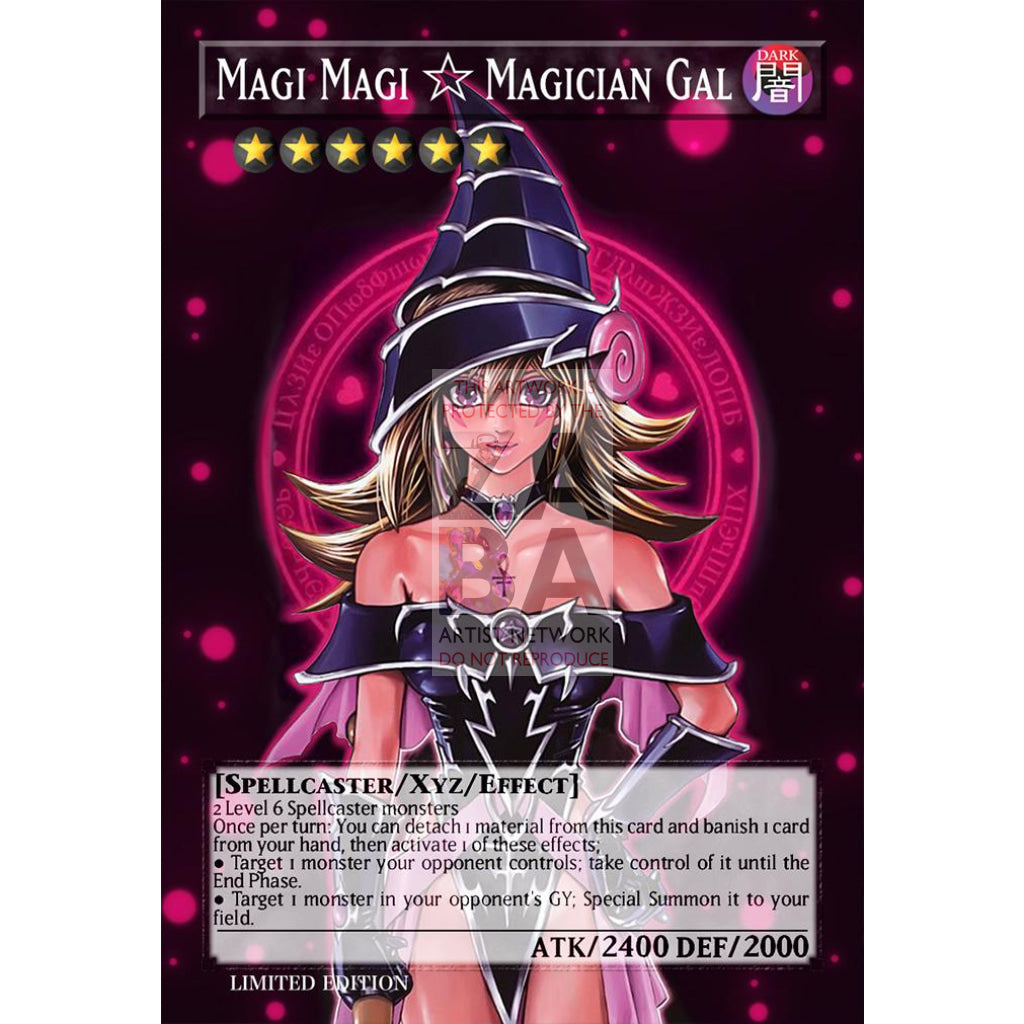 Magi Magi ☆ Magician Gal Full Art ORICA - Custom Yu-Gi-Oh! Card - ZabaTV