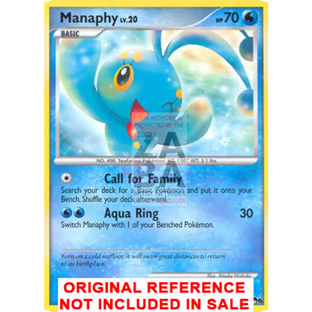 Manaphy 3/17 POP Series 6 Extended Art Custom Pokemon Card - ZabaTV