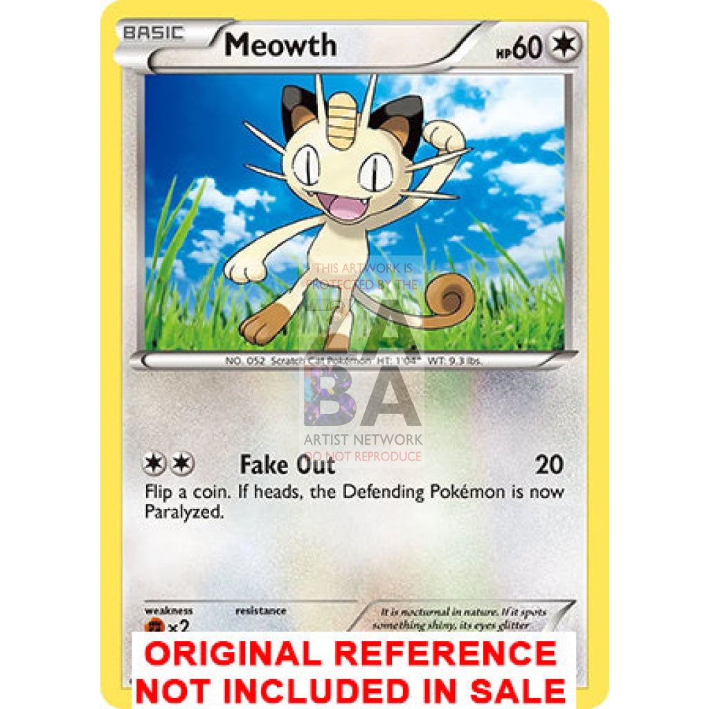 Meowth 106/149 Boundaries Crossed Extended Art Custom Pokemon Card - ZabaTV