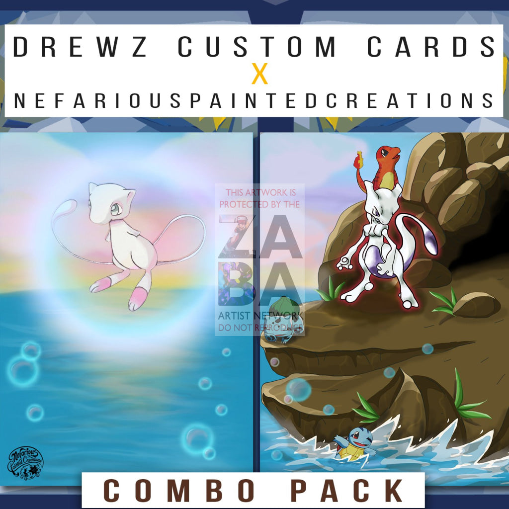 Mew Black Star Promo 8 Extended Art Custom Pokemon Card - ZabaTV
