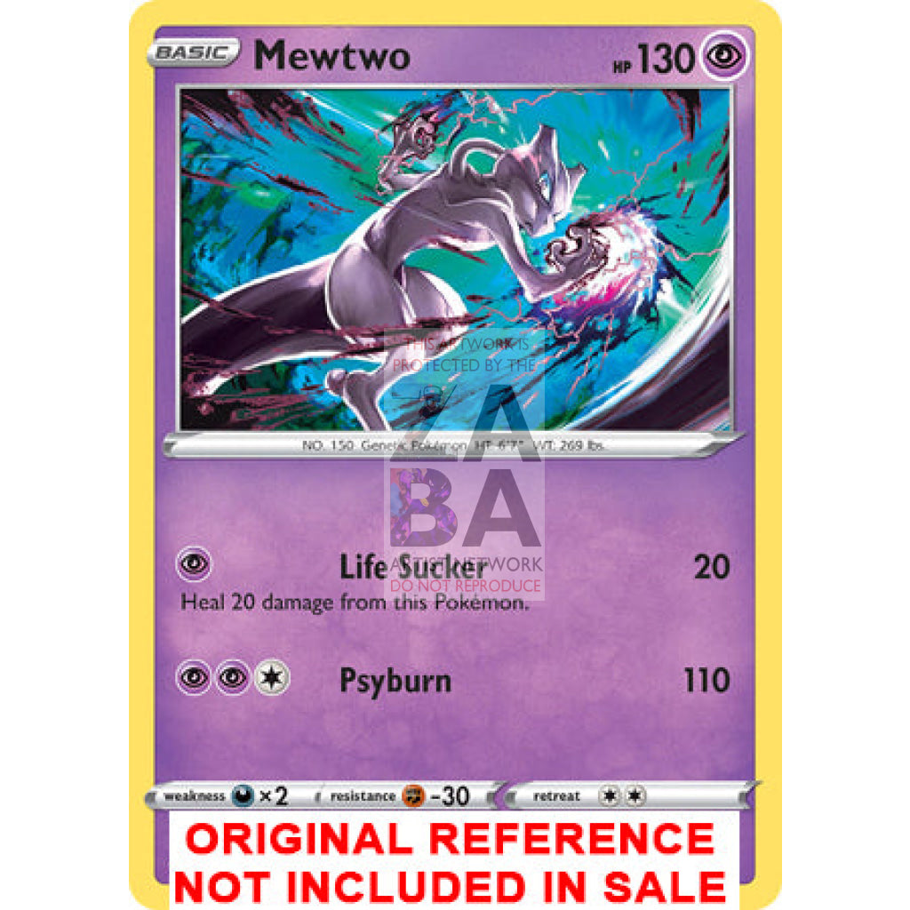 Mewtwo 056/172 Brilliant Stars Extended Art Custom Pokemon Card - ZabaTV