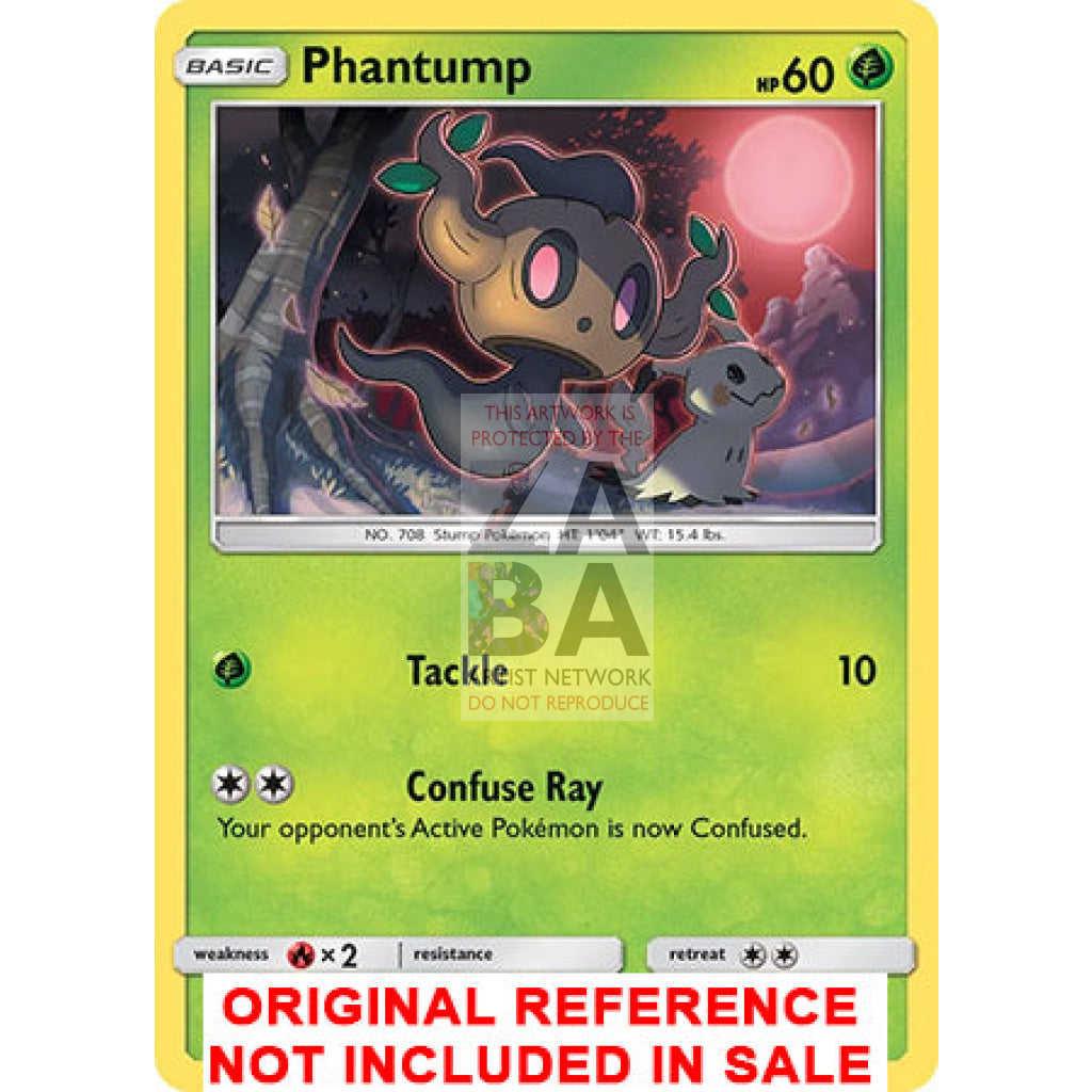 Phantump 6/145 Guardians Rising Extended Art Custom Pokemon Card - ZabaTV