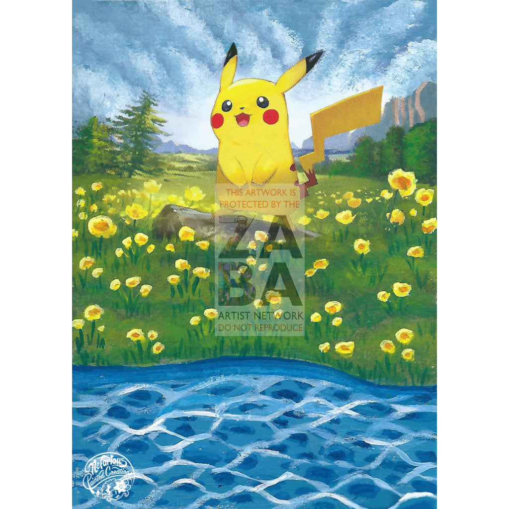 Pikachu 049/203 Evolving Skies Extended Art Custom Pokemon Card