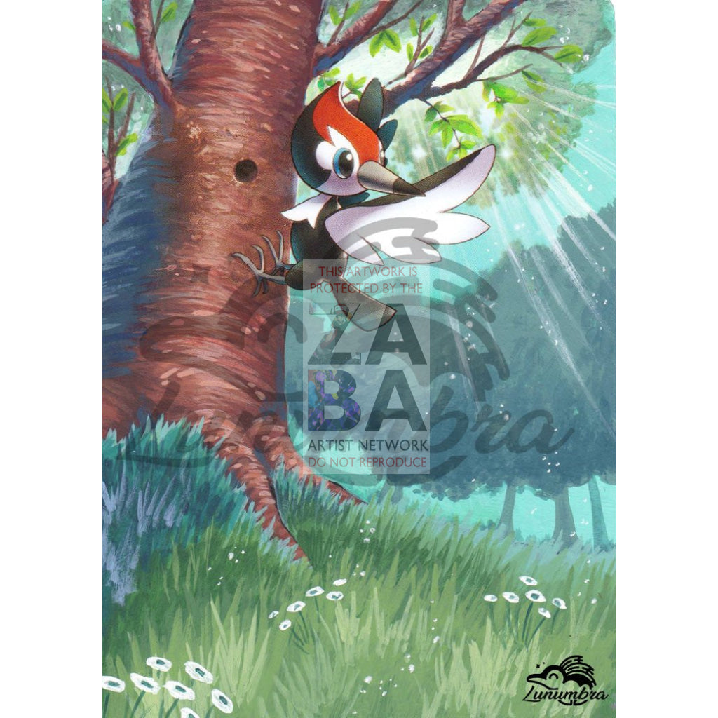 Pikipek 106/149 Sun & Moon Extended Art Custom Pokemon Card - ZabaTV