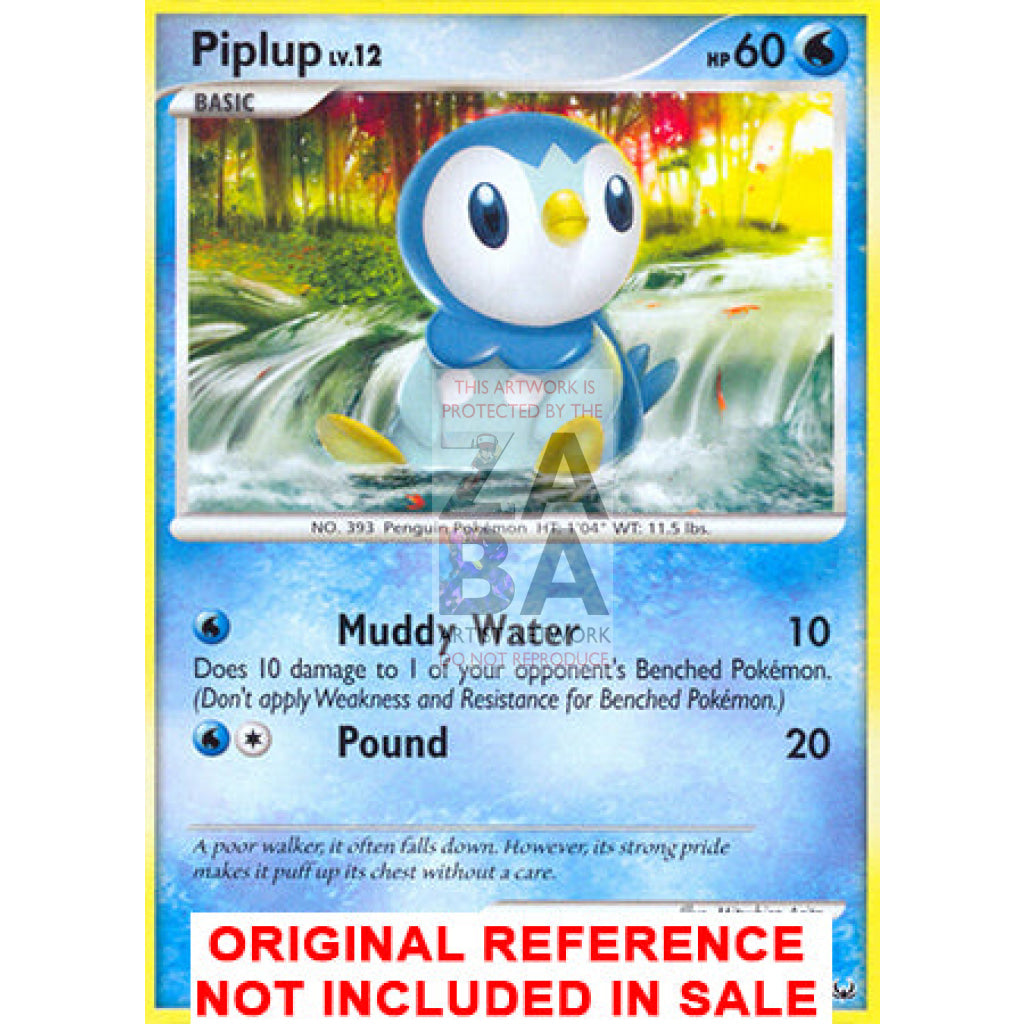 Piplup 85/127 Platinum Extended Art Custom Pokemon Card
