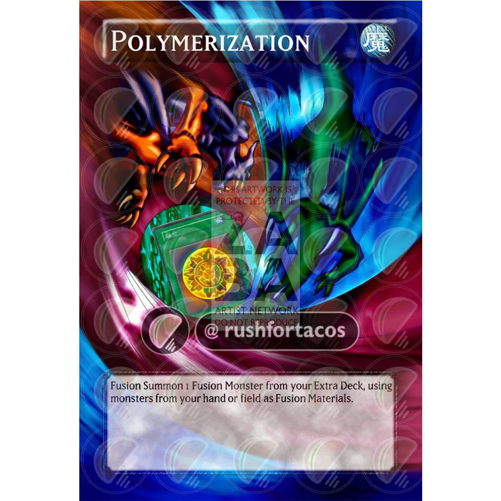 Polymerization v2 Full Art ORICA - Custom Yu-Gi-Oh! Card - ZabaTV