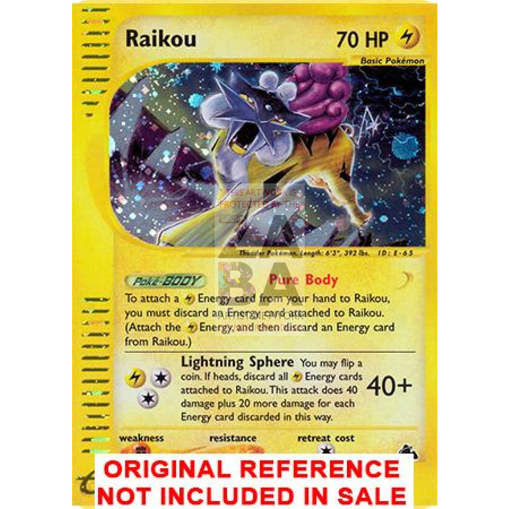 Raikou H26/H32 Skyridge Extended Art Custom Pokemon Card - ZabaTV