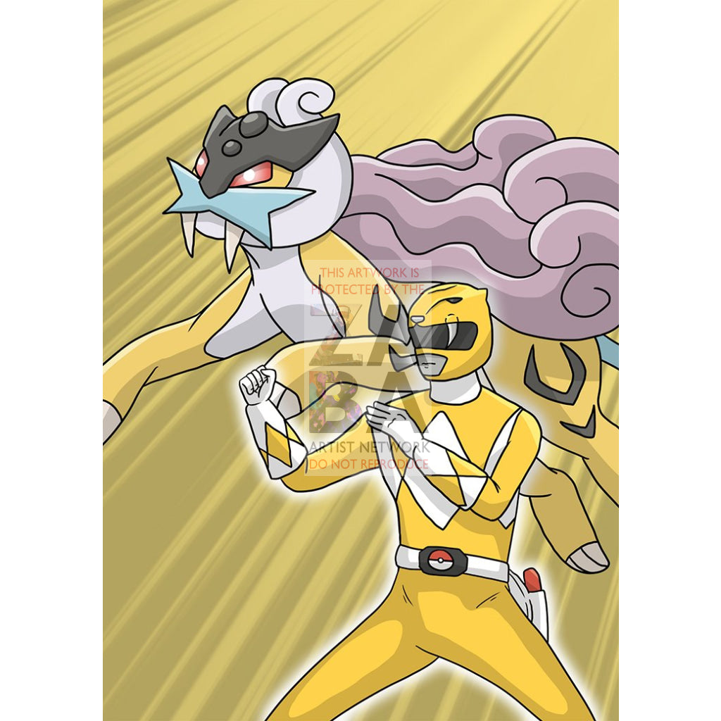 Ranger & Raikou V Custom Pokemon Card - ZabaTV