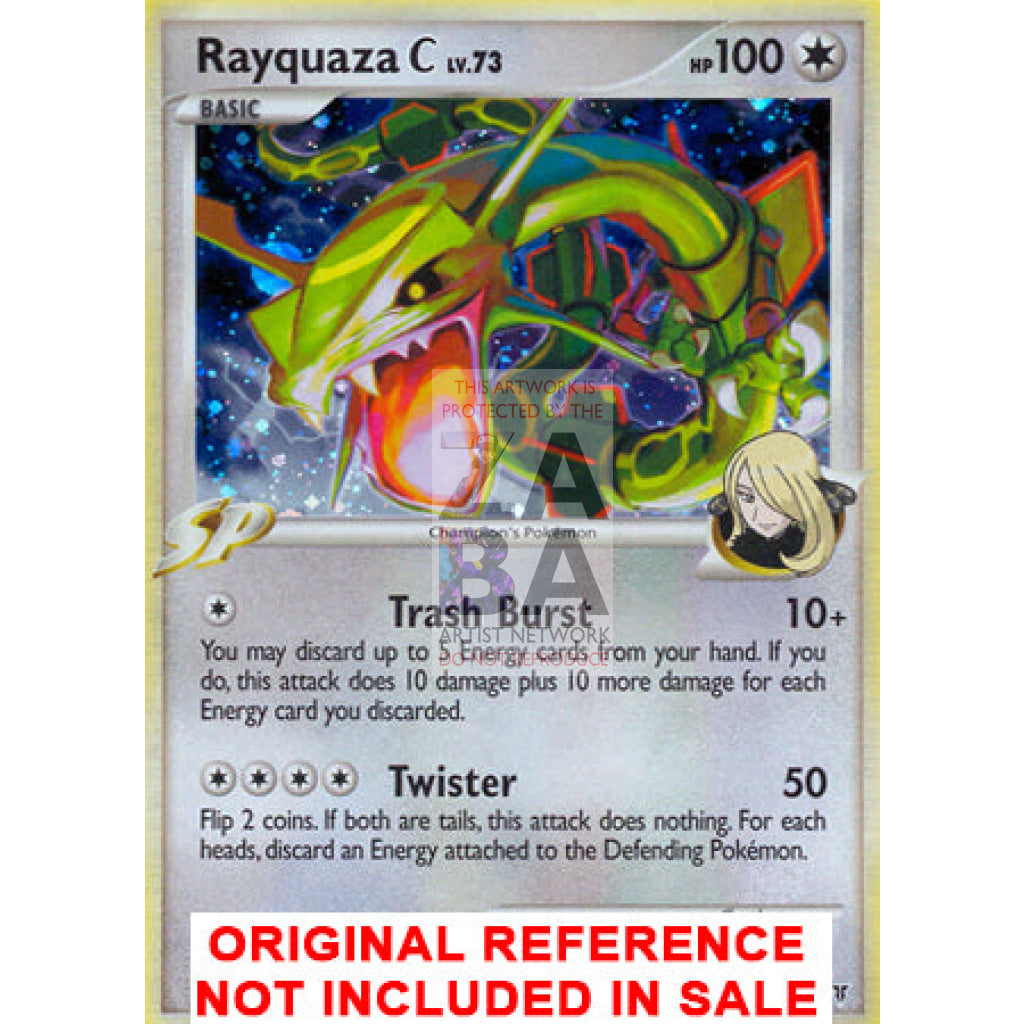 Rayquaza C 8/147 Supreme Victors Extended Art Custom Pokemon Card - ZabaTV