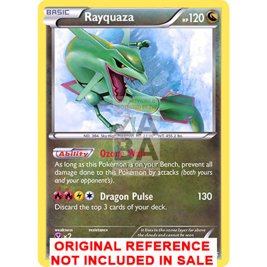 Rayquaza Xy64 Promo Extended Art Custom Pokemon Card