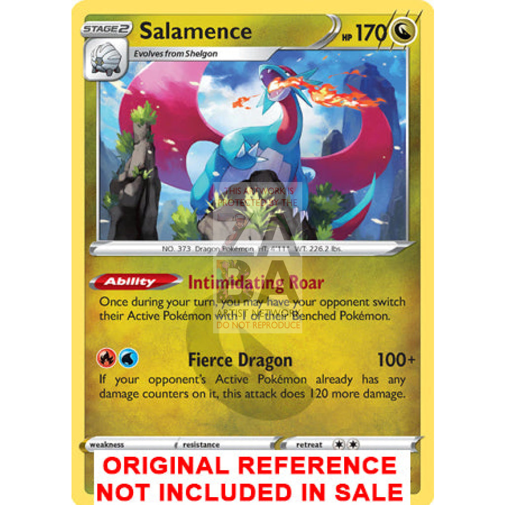 Salamence 109/203 Evolving Skies Extended Art Custom Pokemon Card