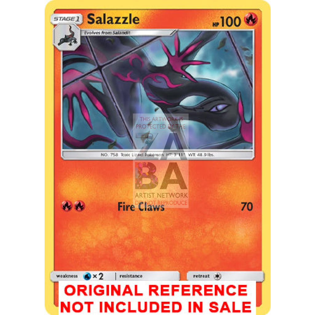 Salazzle 34/236 Unified Minds Extended Art Custom Pokemon Card - ZabaTV