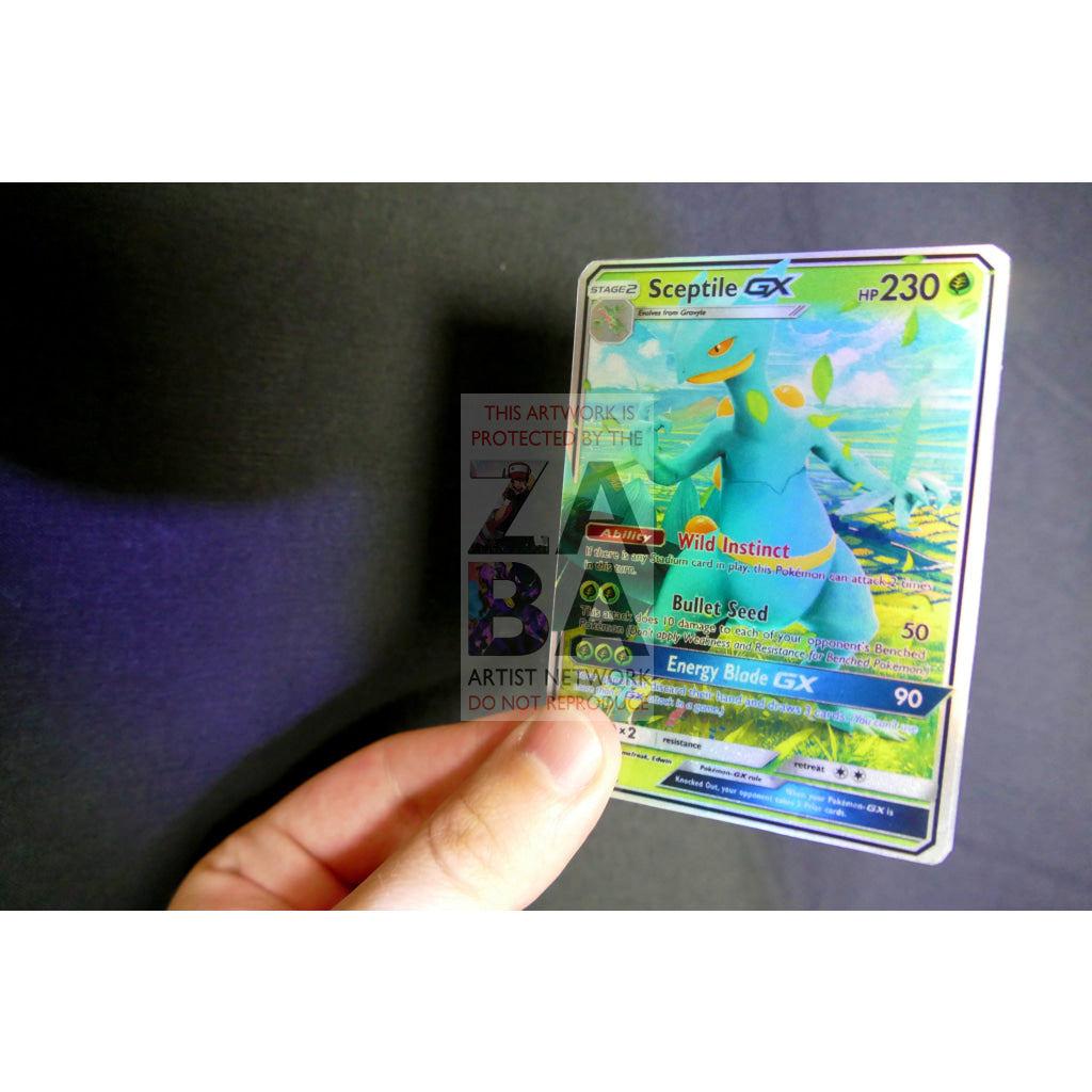 Sceptile GX Custom Pokemon Card - ZabaTV