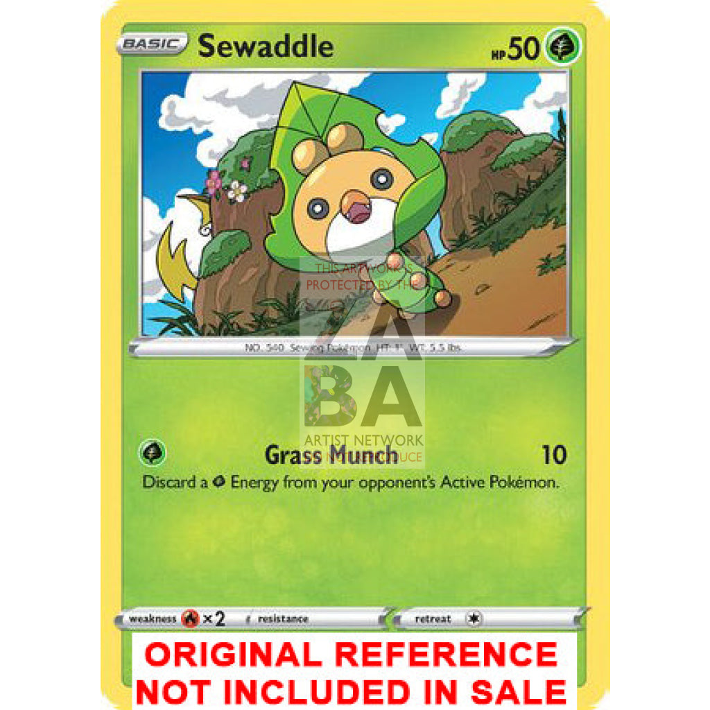 Sewaddle 009/264 Fusion Strike Extended Art Custom Pokemon Card
