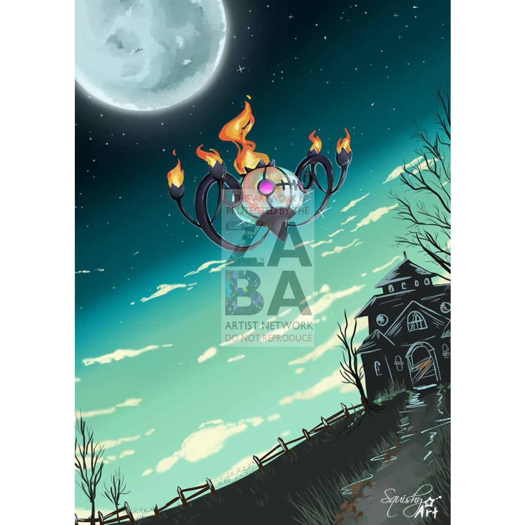 Shining Chandelure 30/236 Unified Minds Extended Art Custom Pokemon Card - ZabaTV