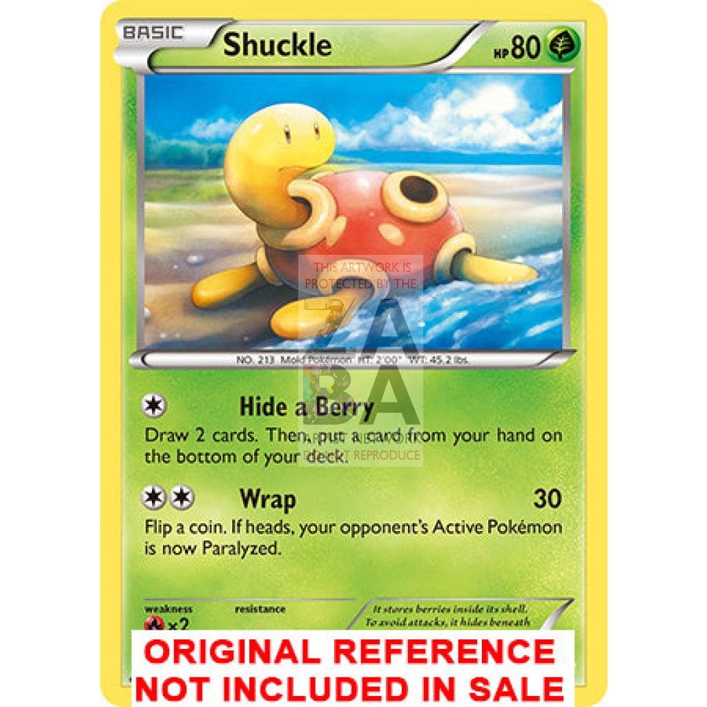 Shuckle 1/124 Fates Collide Extended Art Custom Pokemon Card