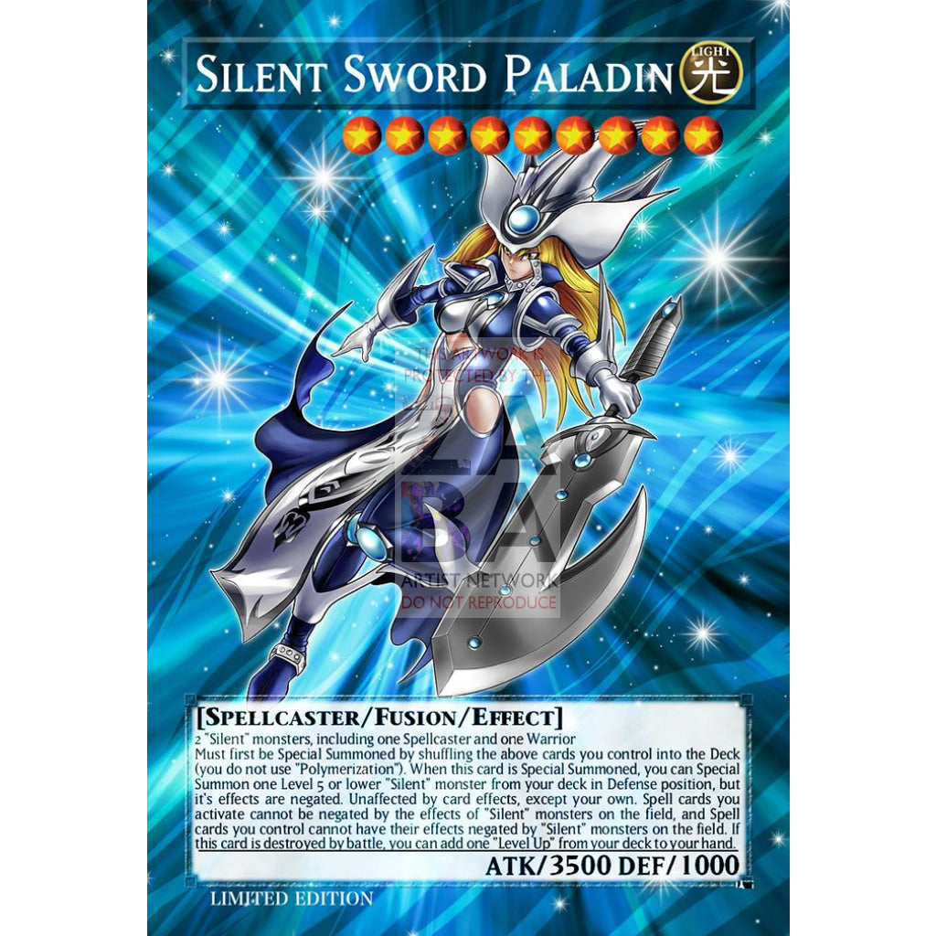 Silent Sword Paladin Full Art ORICA - Custom Yu-Gi-Oh! Card - ZabaTV