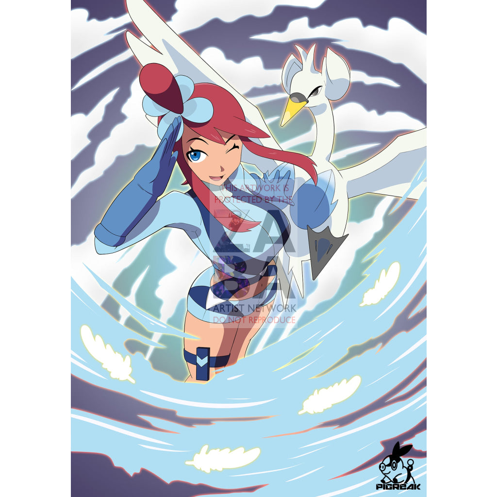 Skyla's Swanna ex Custom Pokemon Card - ZabaTV
