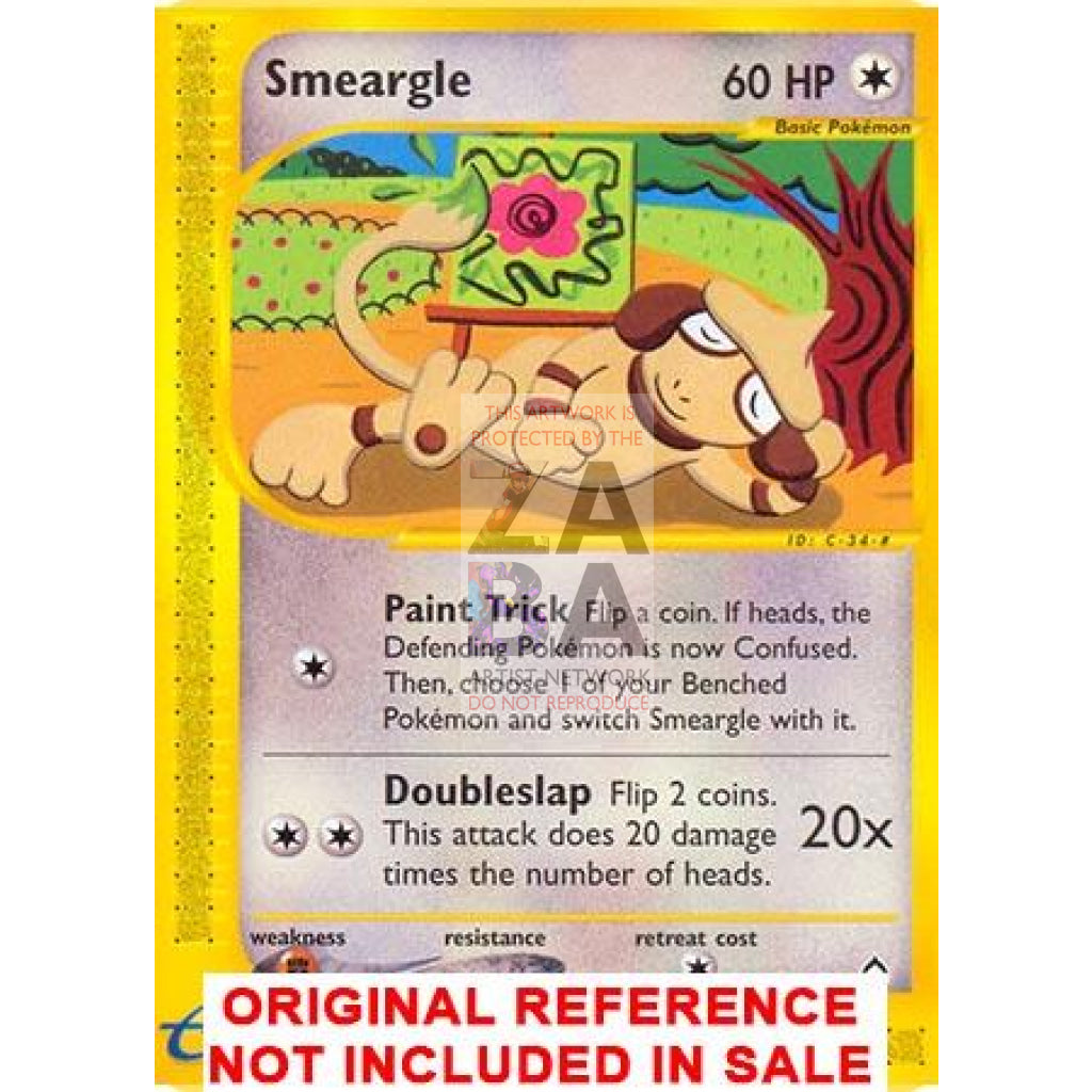 Smeargle 109/147 Aquapolis Extended Art Custom Pokemon Card - ZabaTV