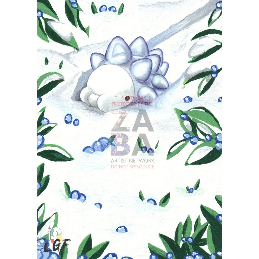 Snom 63/202 Sword Shield Extended Art Custom Pokemon Card - ZabaTV