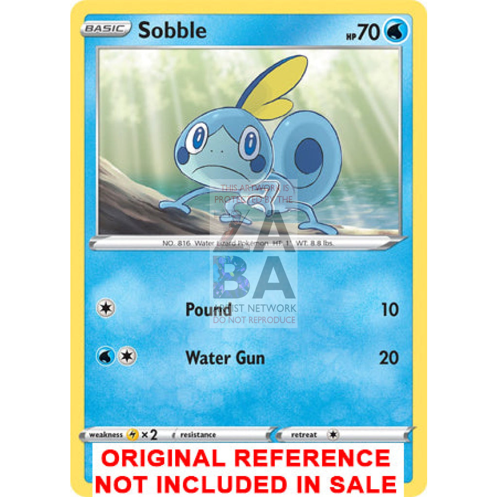 Sobble 055/202 Sword & Shield Extended Art Custom Pokemon Card