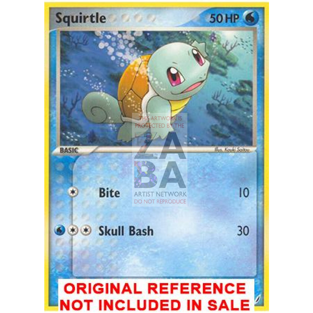 Squirtle 63/100 Crystal Guardians Extended Art Custom Pokemon Card - ZabaTV