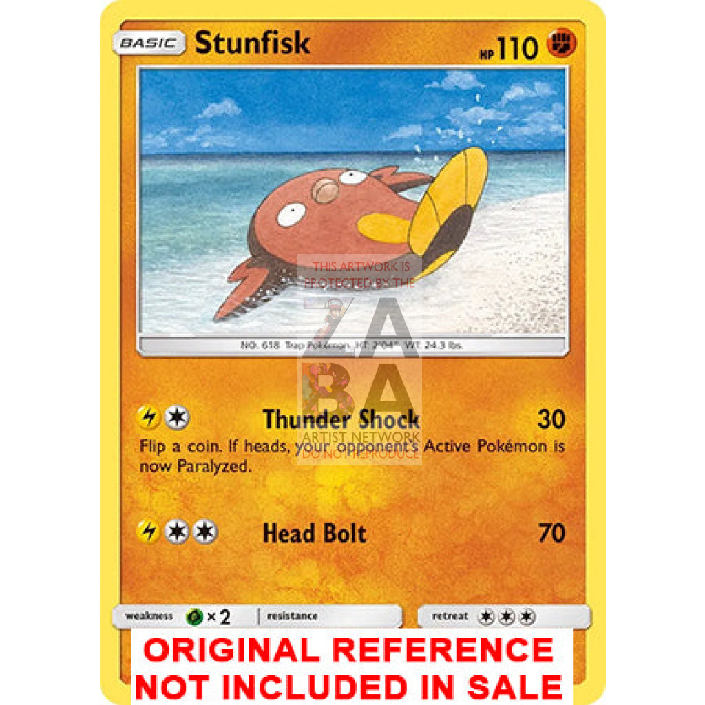 Stunfisk 46/73 Shining Legends Extended Art Custom Pokemon Card - ZabaTV