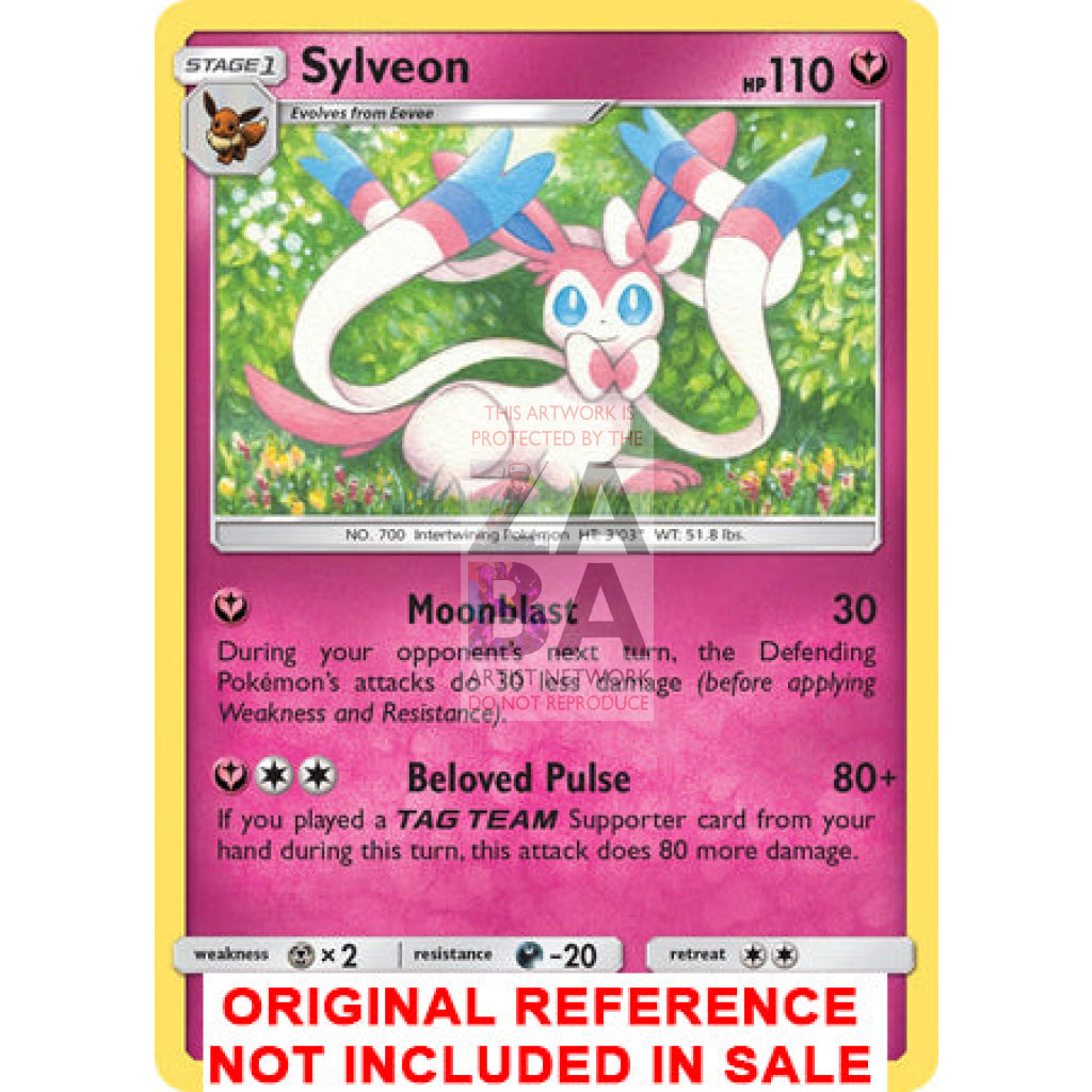 Sylveon 155/236 Cosmic Eclipse Extended Art Custom Pokemon Card