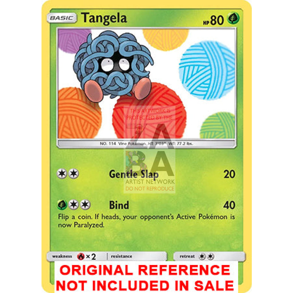 Tangela 1/214 Lost Thunder Extended Art Custom Pokemon Card - ZabaTV