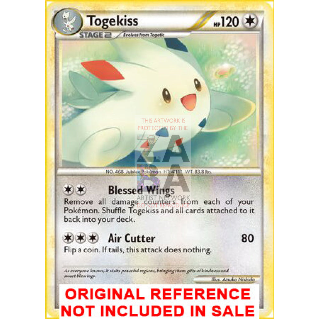 Togekiss 9/90 Undaunted Extended Art Custom Pokemon Card