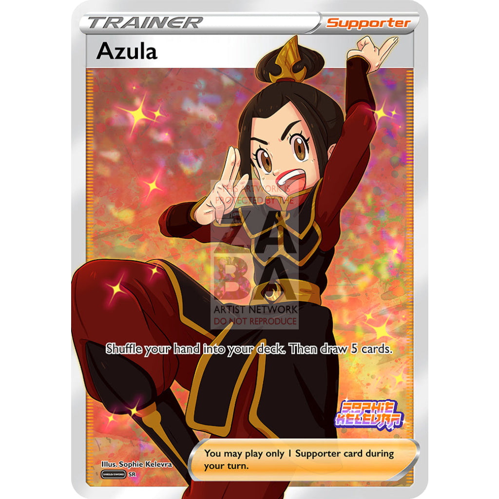 Trainer Azula Custom Pokemon Card - ZabaTV