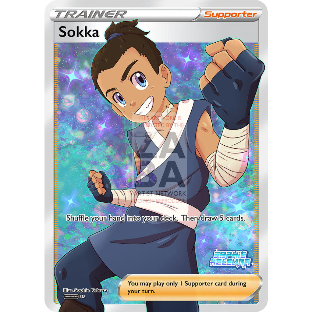 Trainer Sokka Custom Pokemon Card - ZabaTV