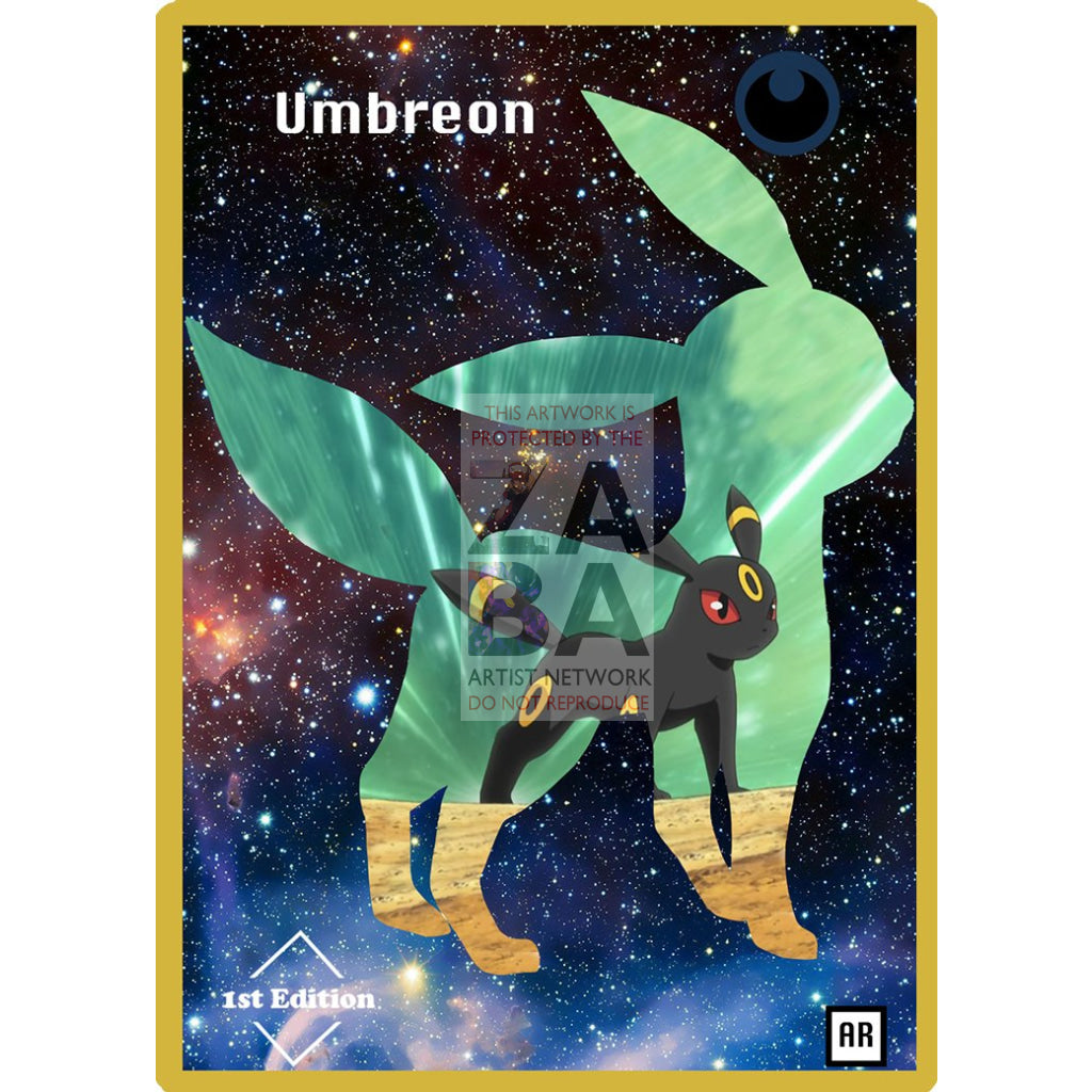 Umbreon Anime Silhouette (DrewzCustomCards) - Custom Pokemon Card - ZabaTV
