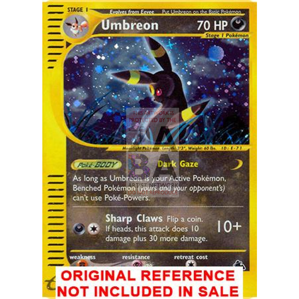 Umbreon H30/H32 Skyridge Extended Art Custom Pokemon Card - ZabaTV