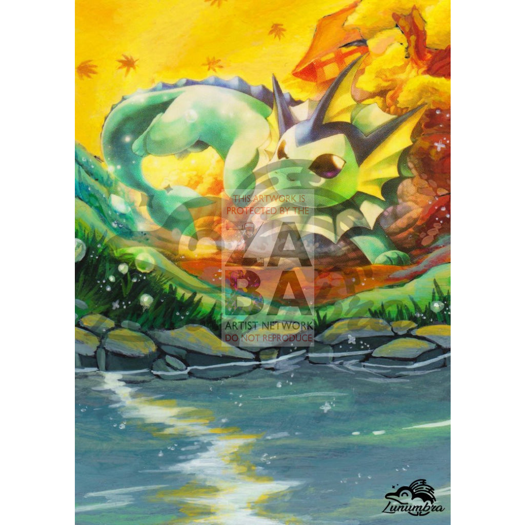 Vaporeon 41/90 Undaunted Extended Art Custom Pokemon Card - ZabaTV