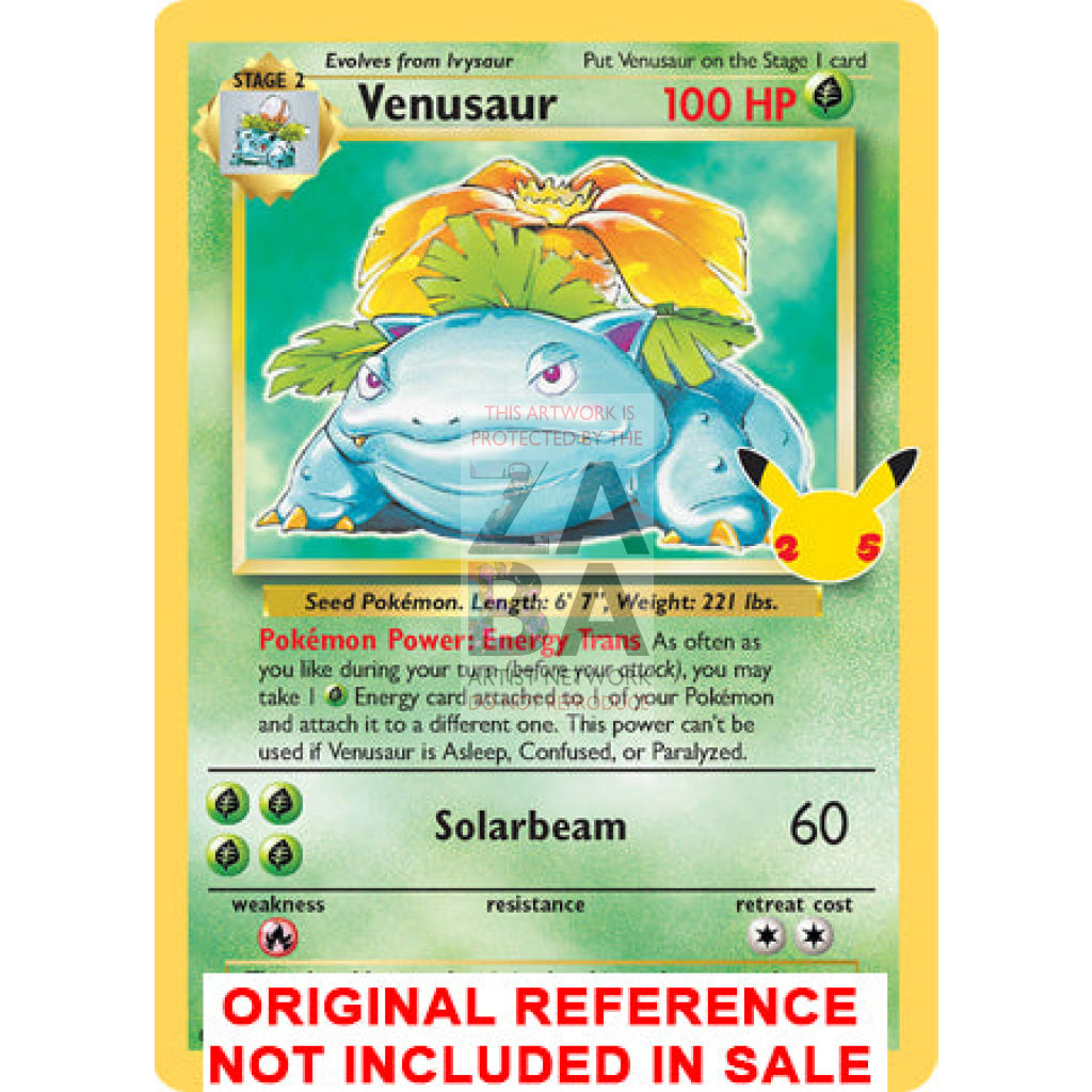 Venusaur 15/102 Celebrations Extended Art Custom Pokemon Card