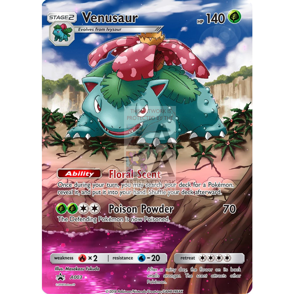 Venusaur 3/108 BW Dark Explorers Extended Art Custom Pokemon Card - ZabaTV