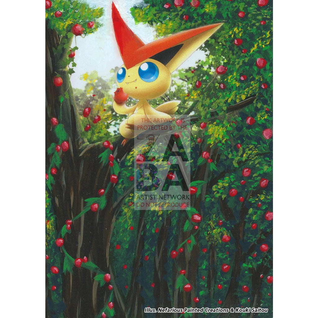 Victini 13/108 Roaring Skies Extended Art Custom Pokemon Card - ZabaTV
