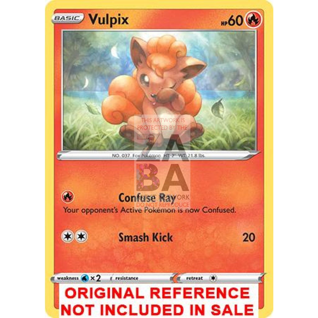 Vulpix 24/192 Rebel Clash Extended Art Custom Pokemon Card - ZabaTV