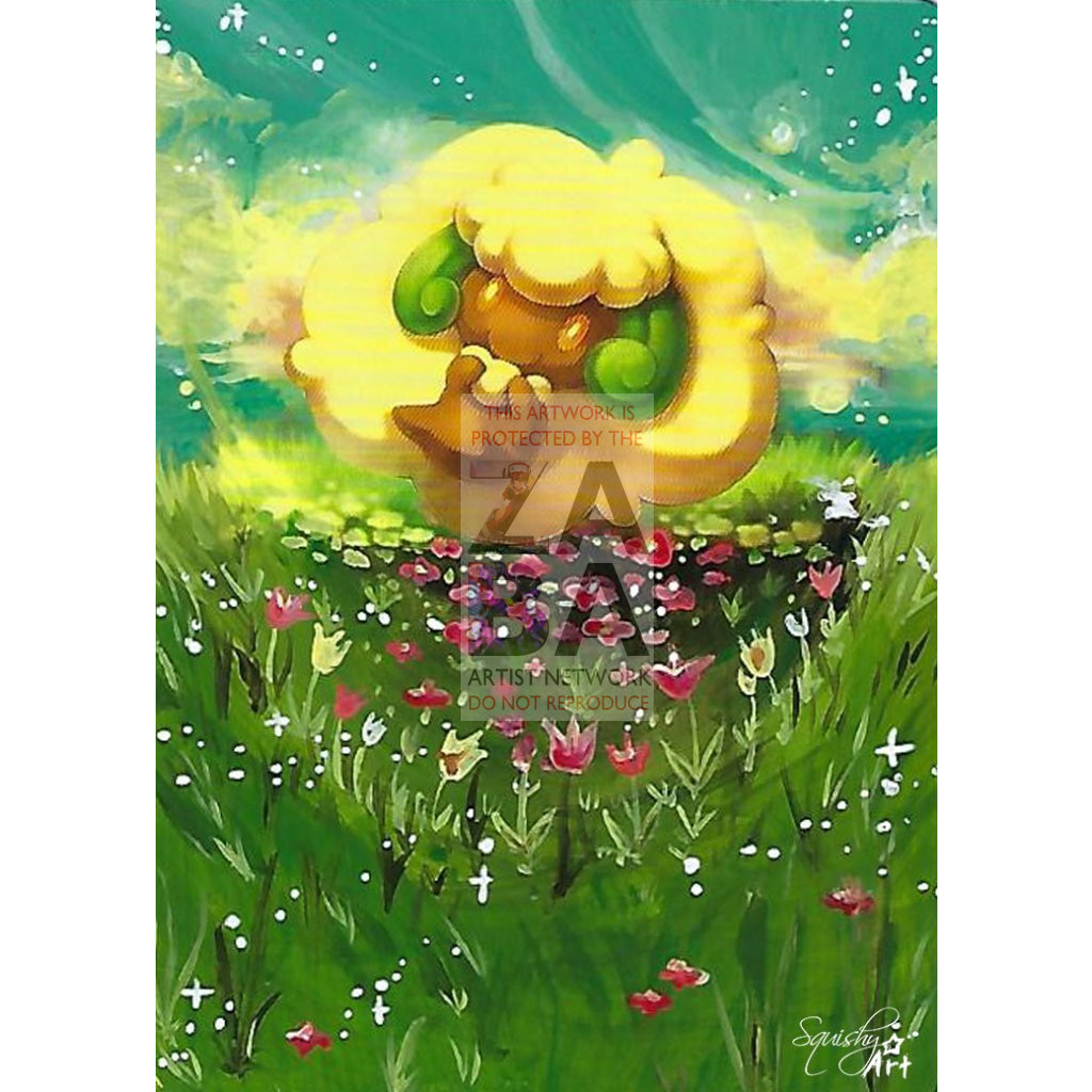 Whimsicott 11/98 Emerging Powers Extended Art Custom Pokemon Card - ZabaTV