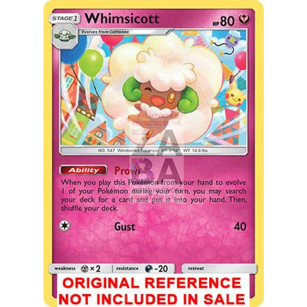 Whimsicott 144/236 Unified Minds Extended Art Custom Pokemon Card