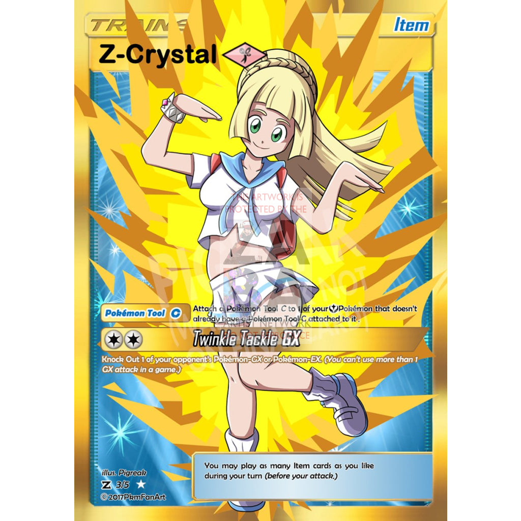Z-Crystal Fairy Item Card PIGREAK Custom Pokemon Card - ZabaTV