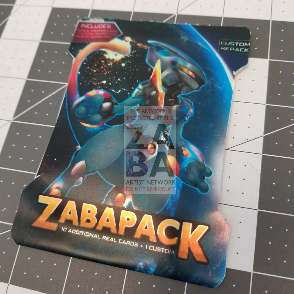 Zaba Collector Pack- Pokemon Cards + Custom Card Pack - ZabaTV