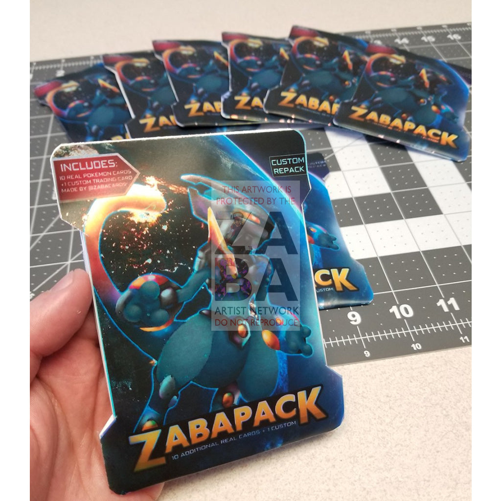 Zaba Collector Pack- Pokemon Cards + Custom Card Pack - ZabaTV