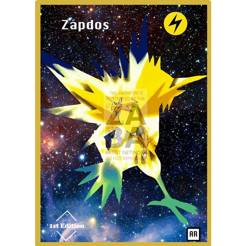Zapdos Anime Silhouette (DrewzCustomCards) - Custom Pokemon Card - ZabaTV